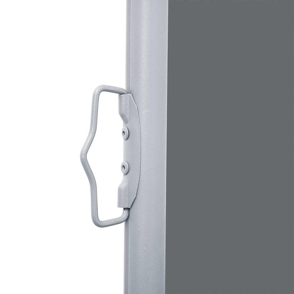 Uttrekkbar sidemarkise 100x1000 cm antrasitt