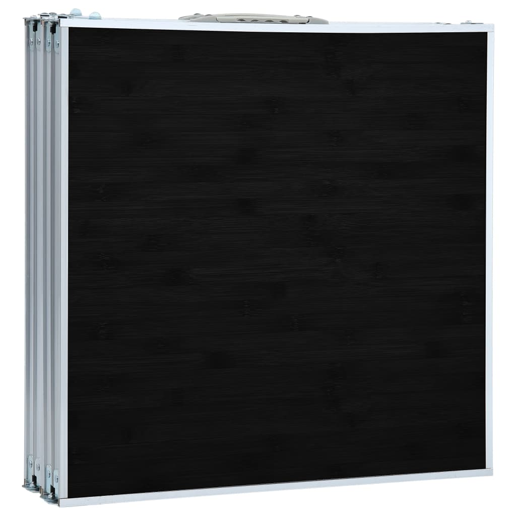 Sammenleggbart campingbord grå aluminium 240x60 cm vidaXL