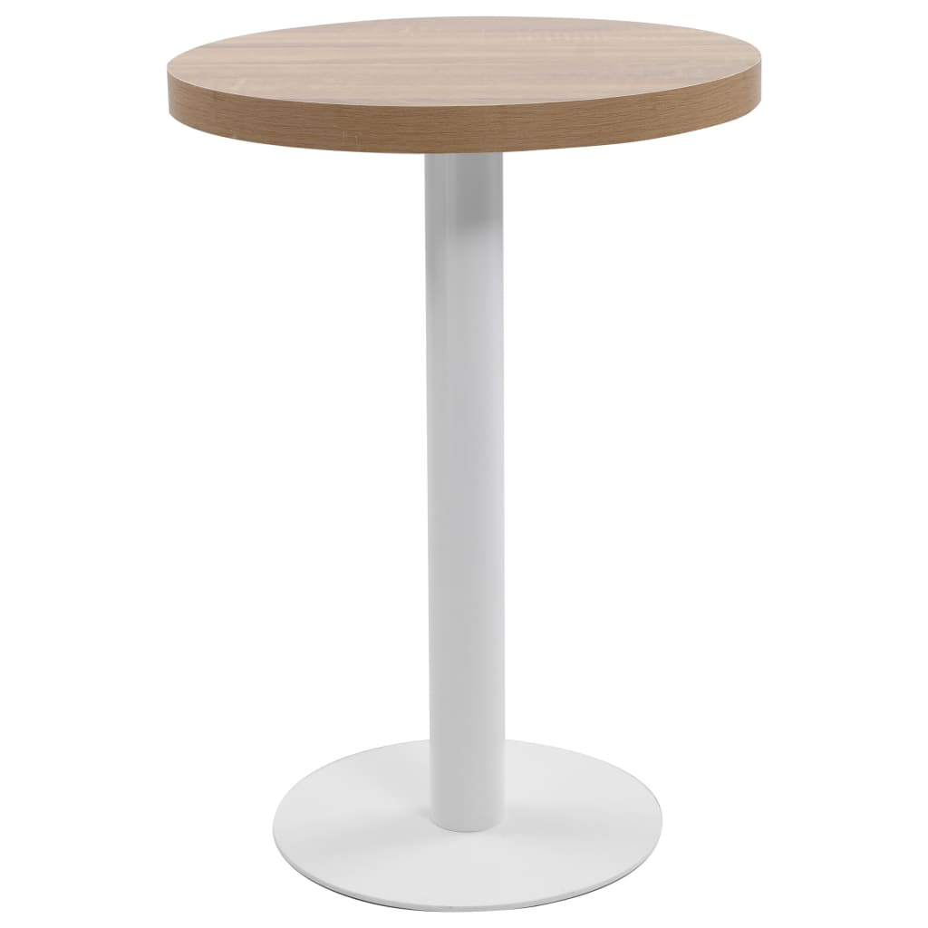 Bistrobord lysebrun 60 cm MDF