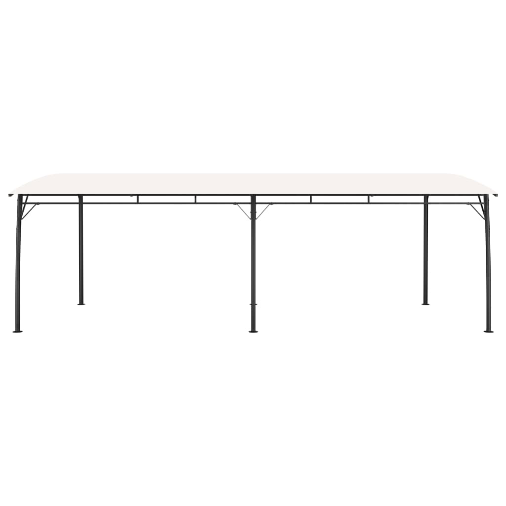 Solskjerm markiser 6 x 3 x 2,55 m Krem