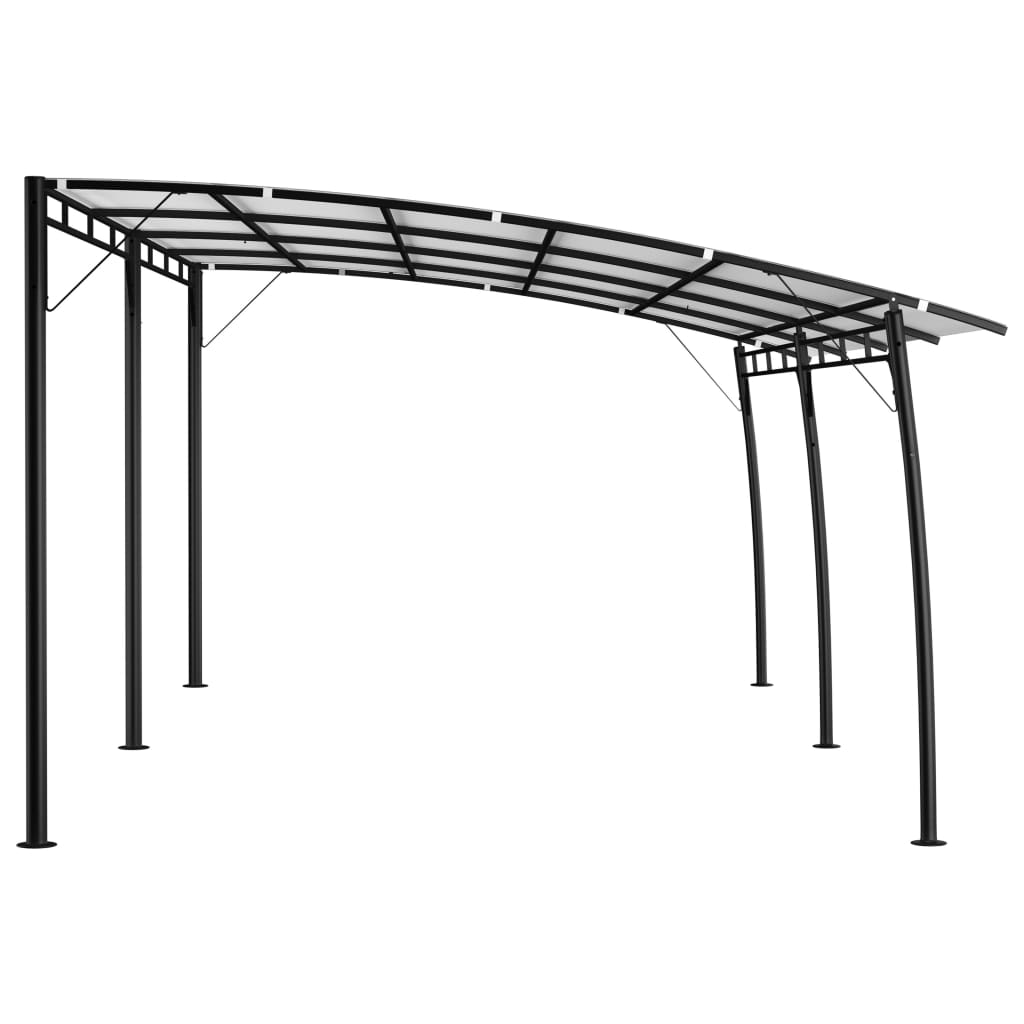 Solskjerm markiser 6 x 3 x 2,55 m Krem