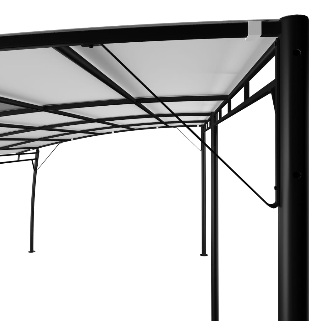 Solskjerm markiser 6 x 3 x 2,55 m Krem