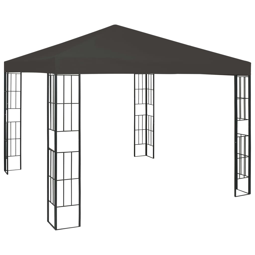 Paviljong 3x3 m antrasitt