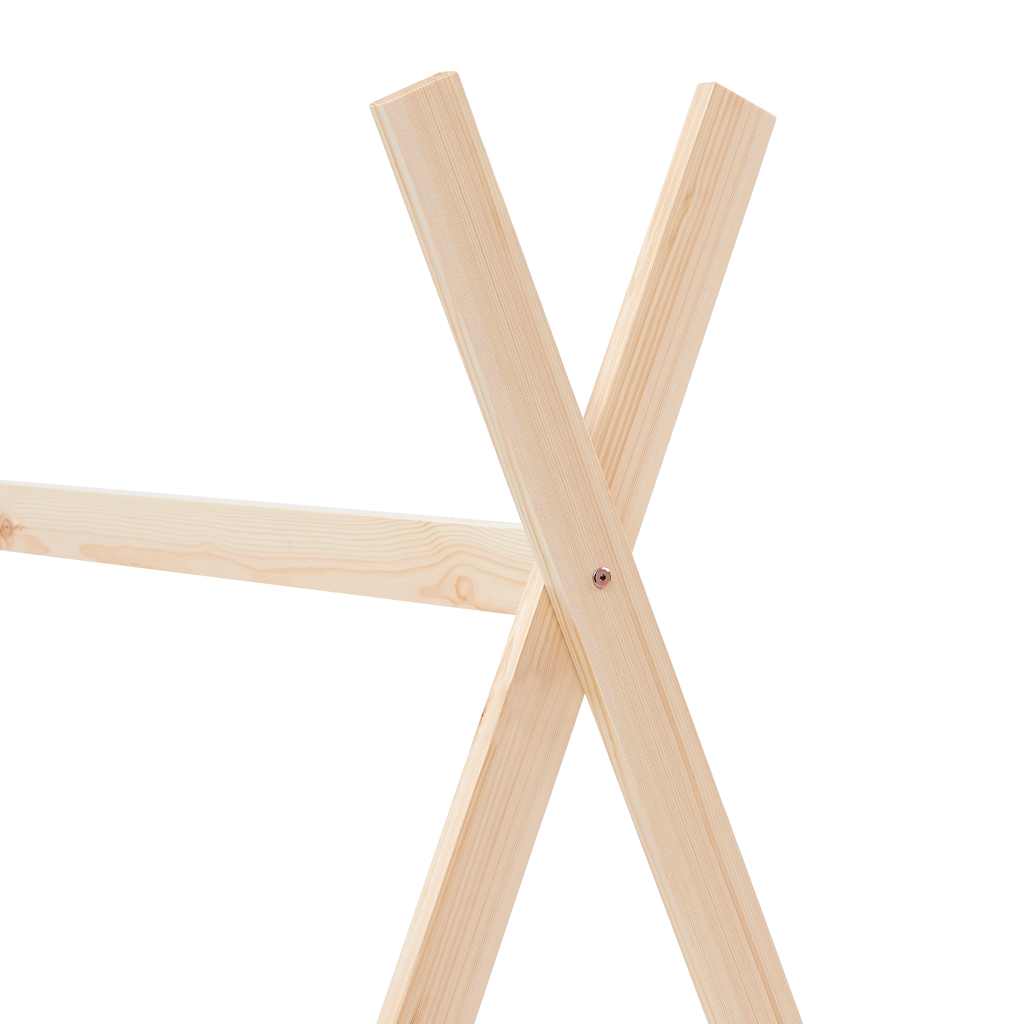 Sengeramme for barn heltre furu 70x140 cm