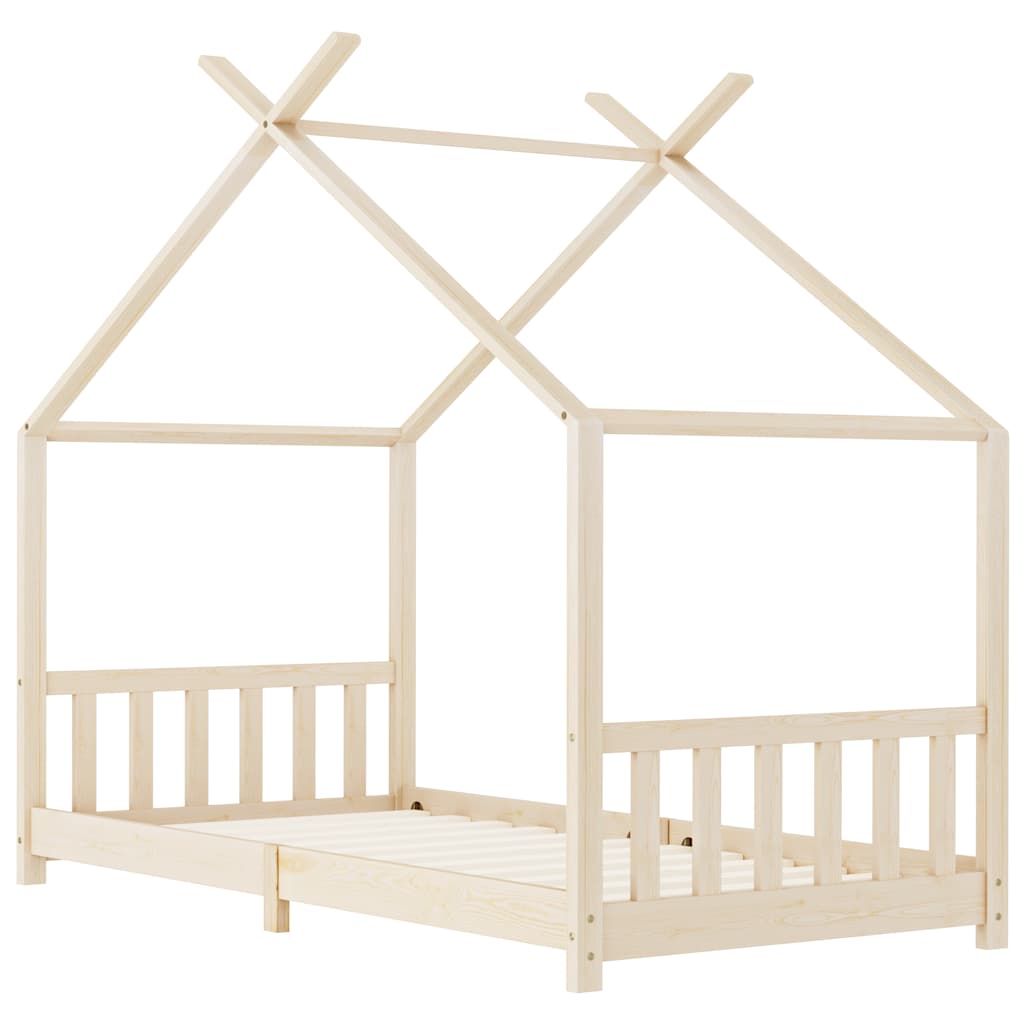 Sengeramme for barn heltre furu 90x200 cm