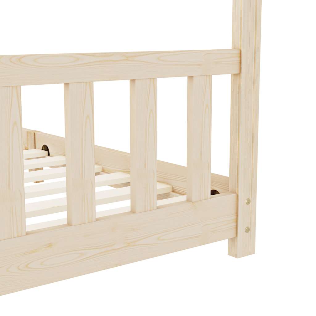 Sengeramme for barn heltre furu 90x200 cm