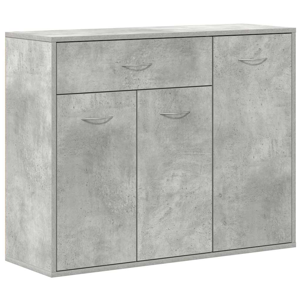 Skjenk betonggrå 88x30x70 cm konstruert tre