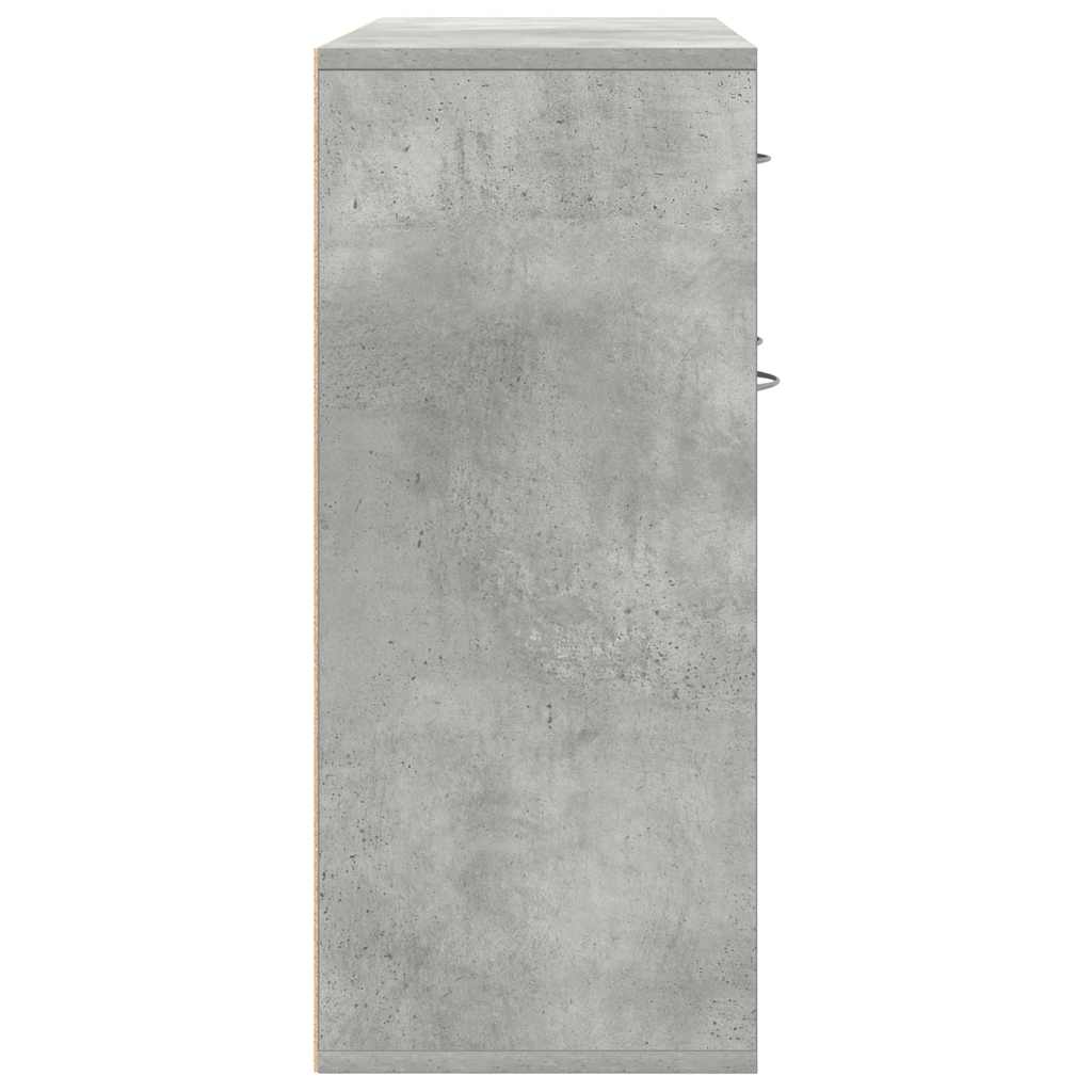 Skjenk betonggrå 88x30x70 cm konstruert tre
