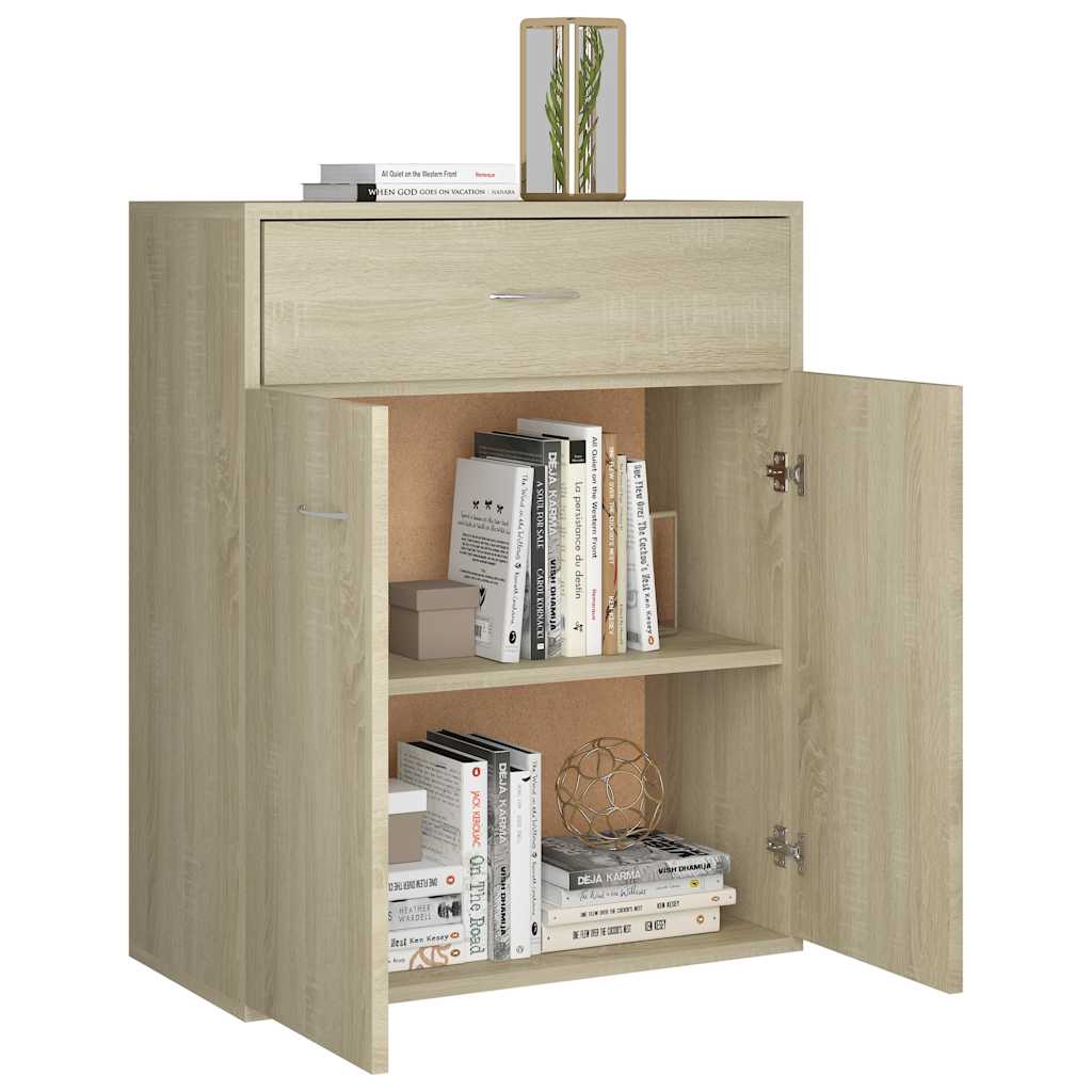 Skjenk sonoma eik 60x30x75 cm konstruert tre
