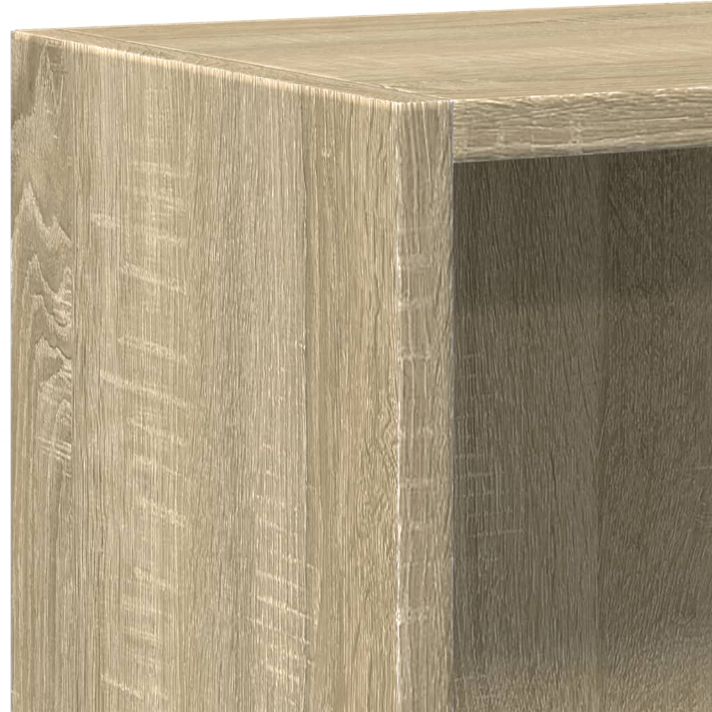 Bokhylle sonoma eik 40x24x75 cm konstruert tre