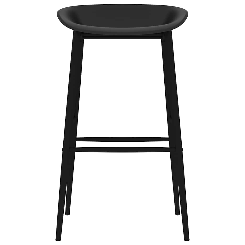 Barstoler 4 stk svart