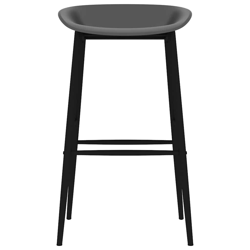 Barstoler 4 stk grå