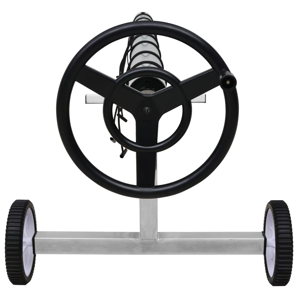 Oppruller til bassengtrekk med base i rustfritt stål