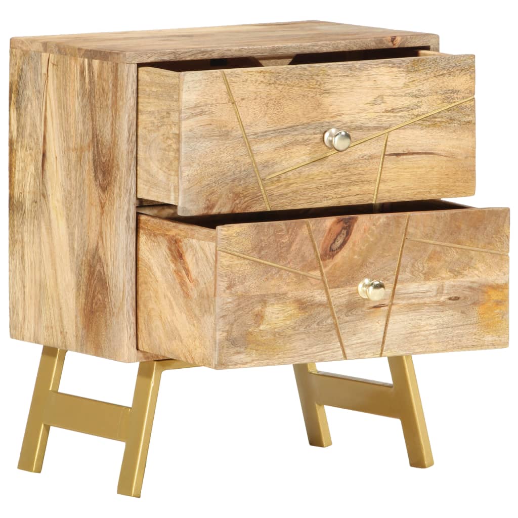 Nattbord 40x30x50 cm heltre mango