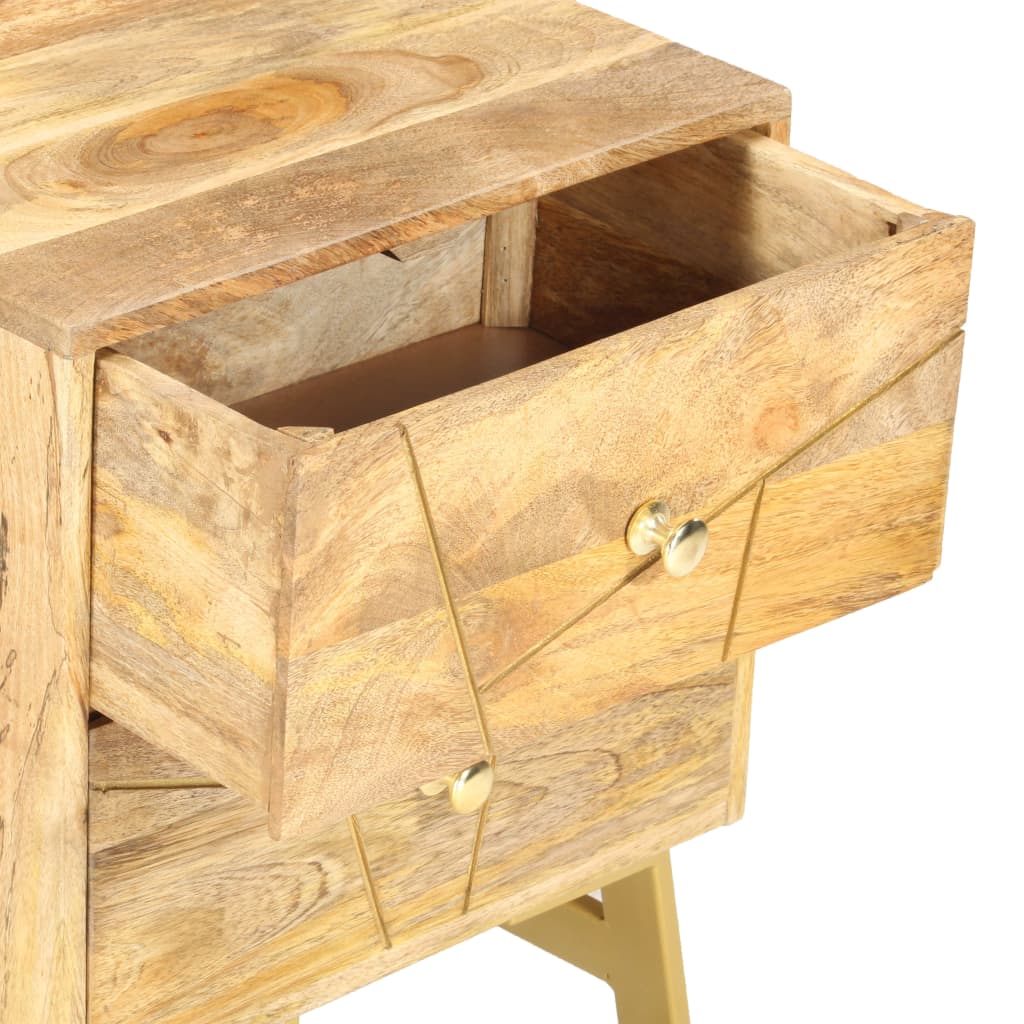 Nattbord 40x30x50 cm heltre mango