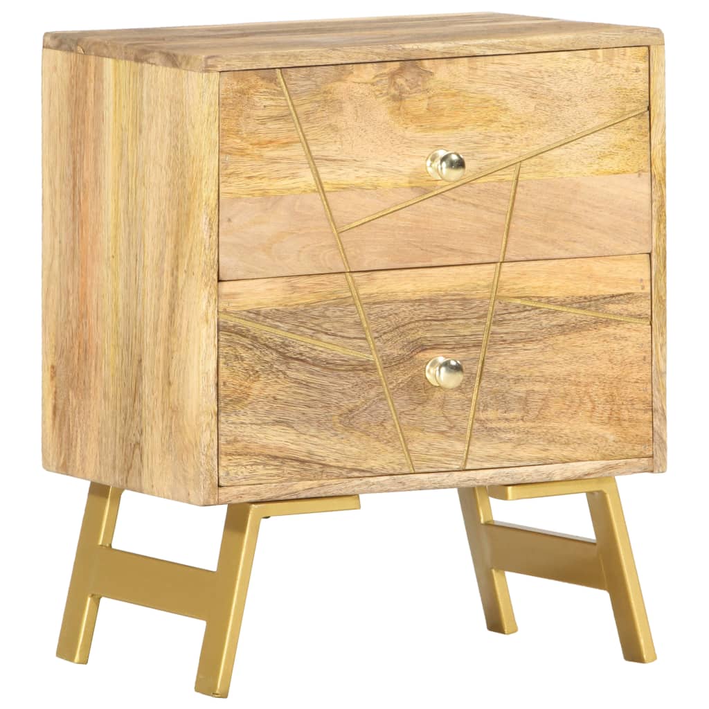 Nattbord 40x30x50 cm heltre mango