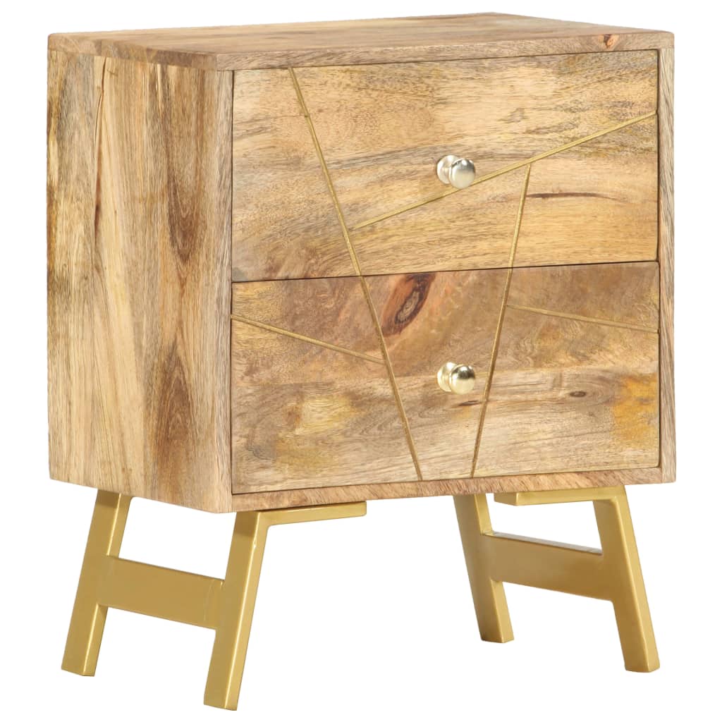 Nattbord 40x30x50 cm heltre mango