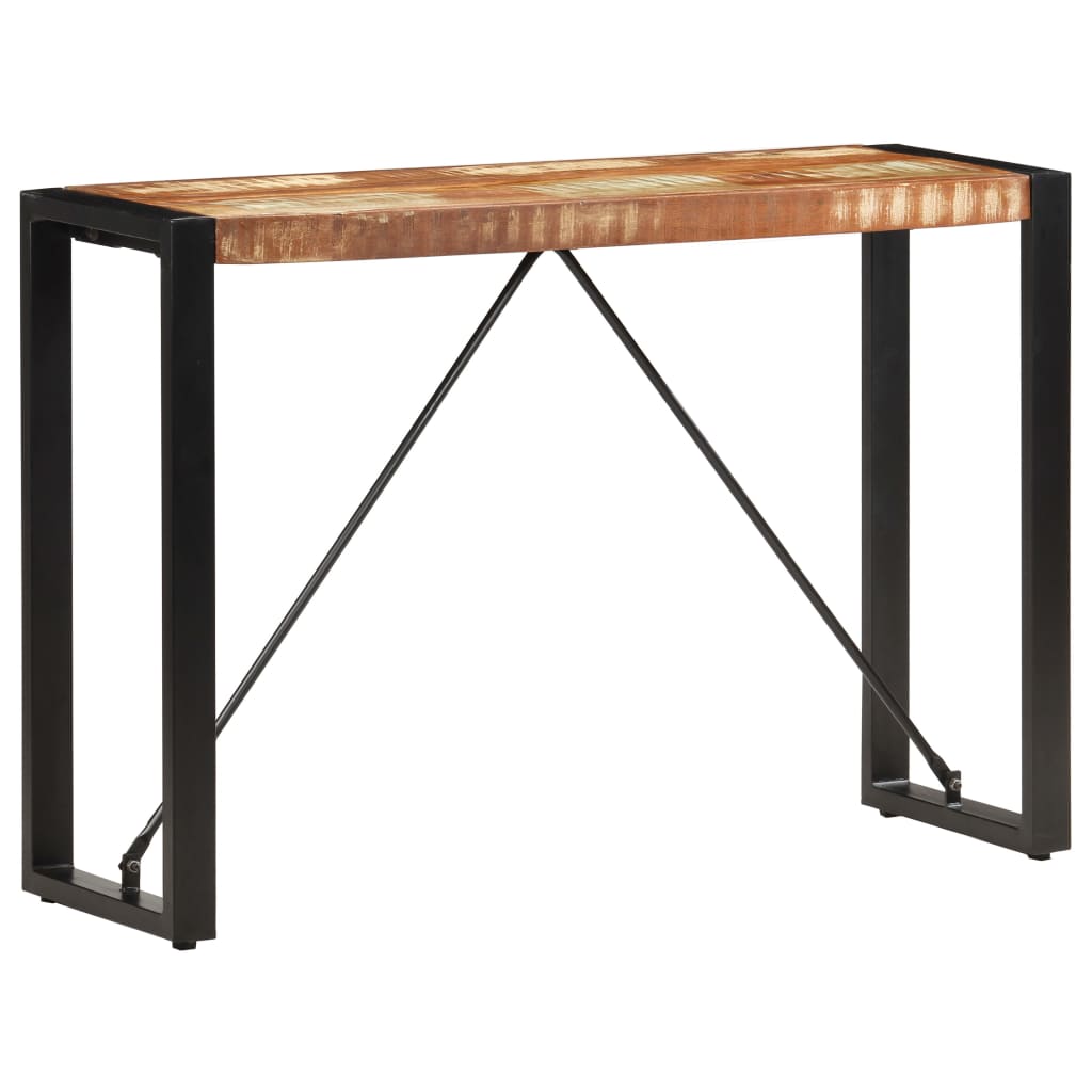 Konsollbord 110x35x76 cm gjenvunnet heltre