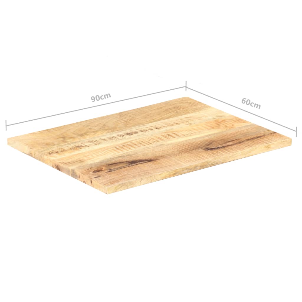 Bordplate heltre mango 25-27 mm 90x60 cm