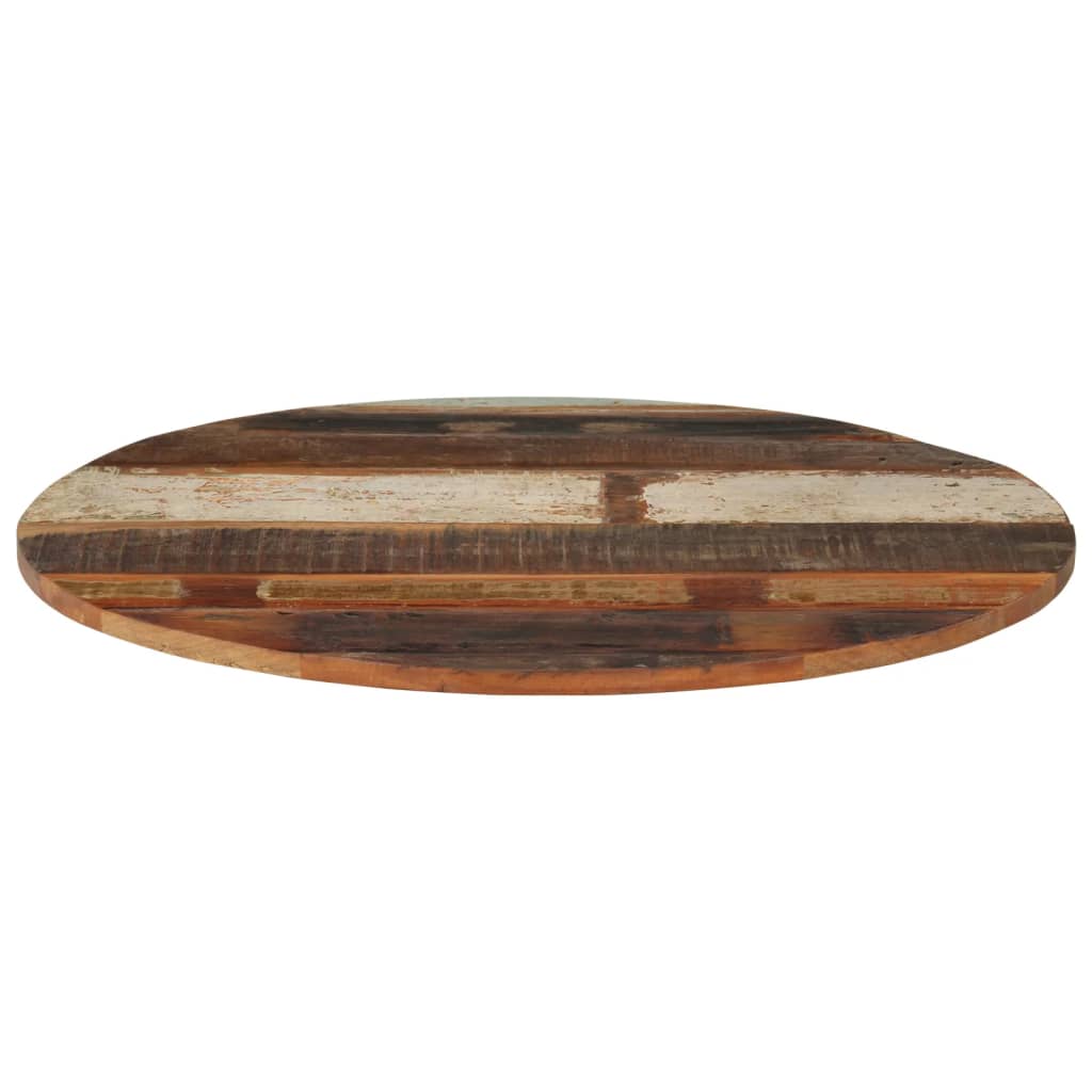 Rund bordplate 70 cm 15-16 mm gjenvunnet heltre