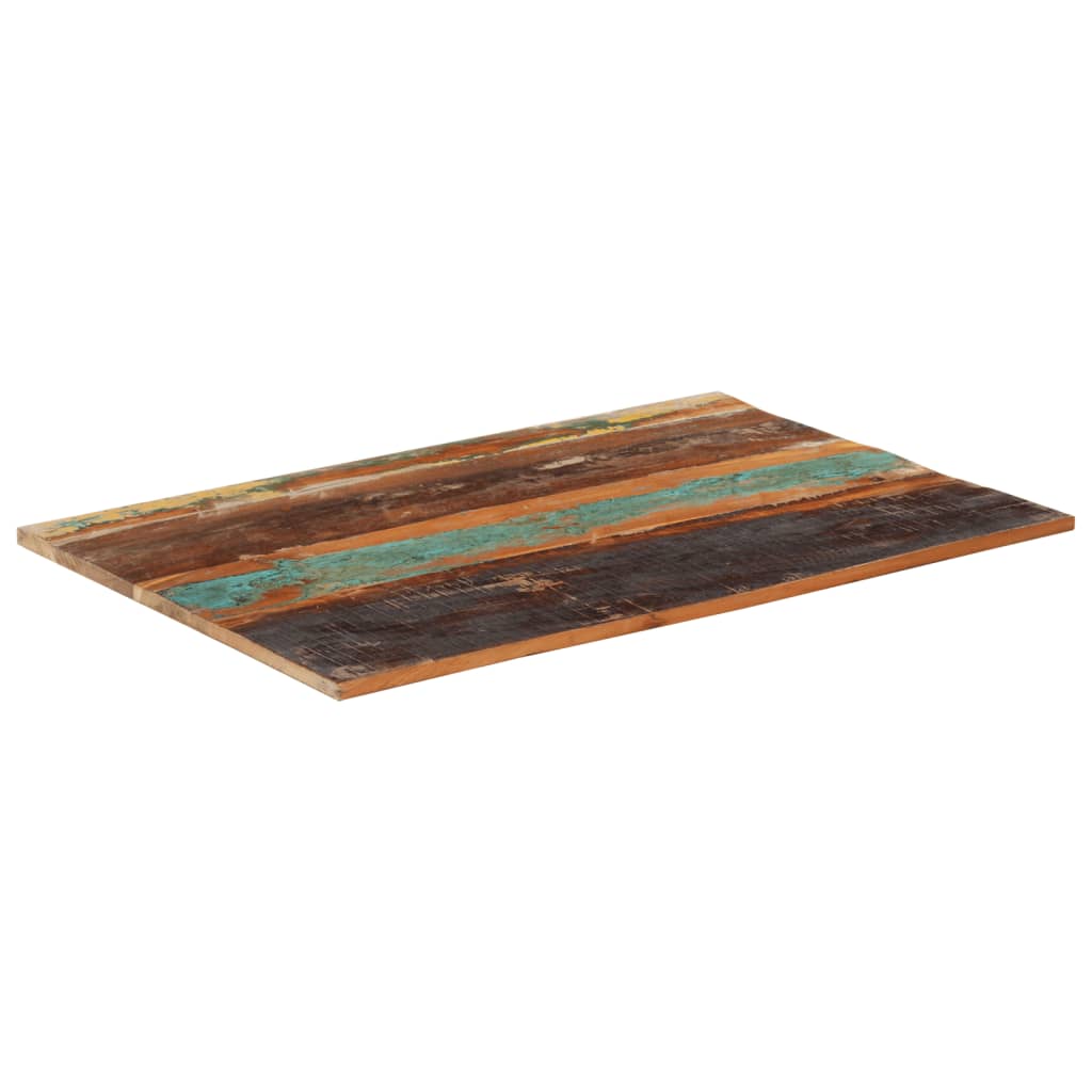 Rektangulær bordplate 60x90 cm 15-16 mm gjenvunnet heltre