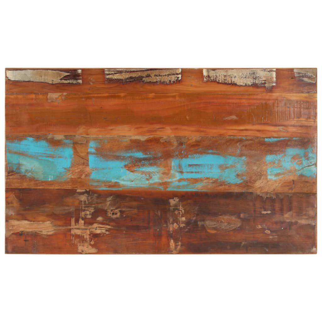 Rektangulær bordplate 60x100 cm 15-16 mm gjenvunnet heltre
