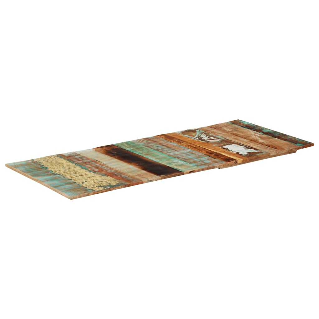 Rektangulær bordplate 60x140 cm 15-16 mm gjenvunnet heltre