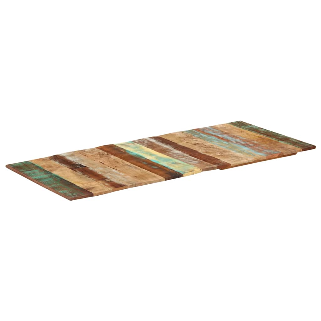 Rektangulær bordplate 60x140 cm 15-16 mm gjenvunnet heltre