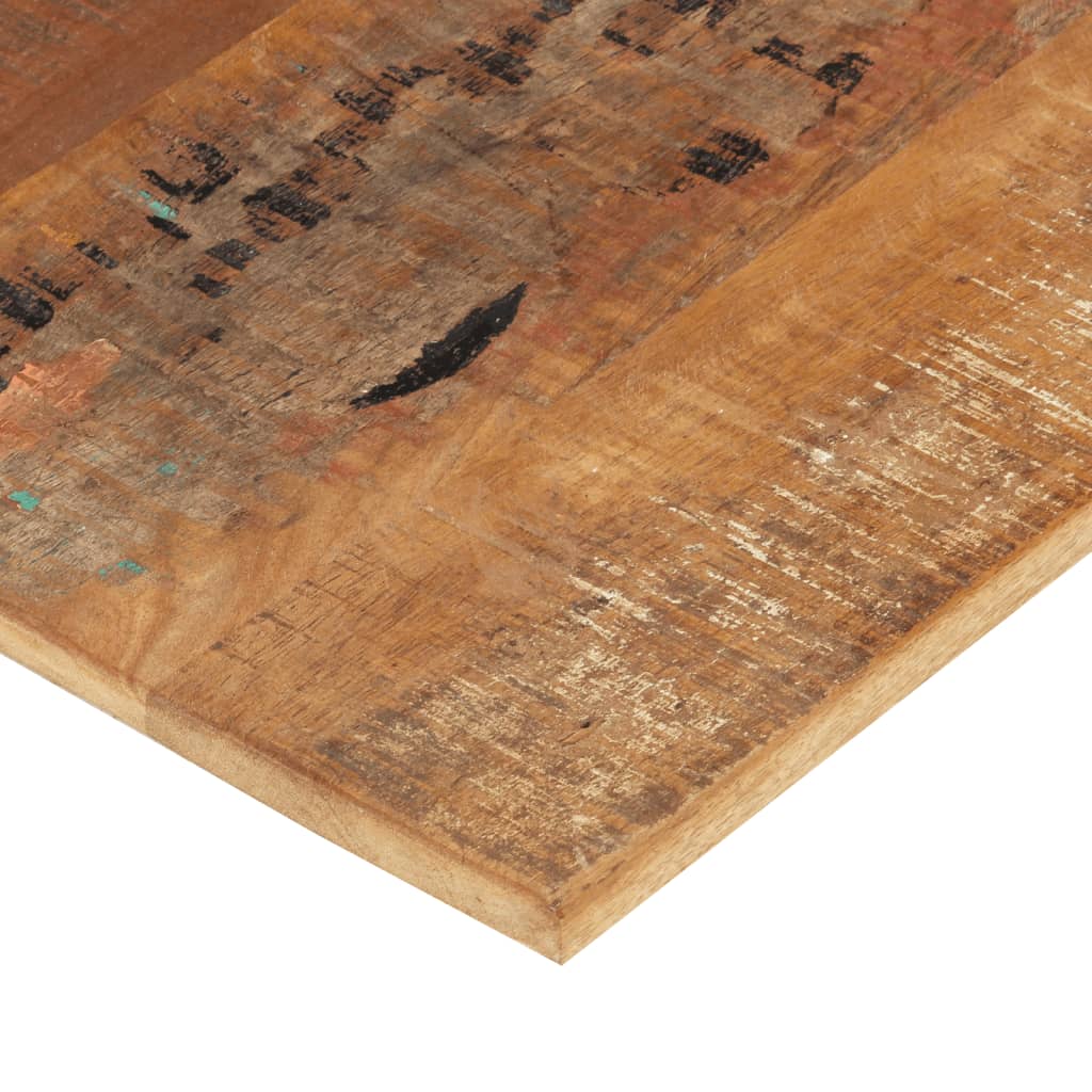 Rektangulær bordplate 70x90 cm 15-16 mm gjenvunnet heltre