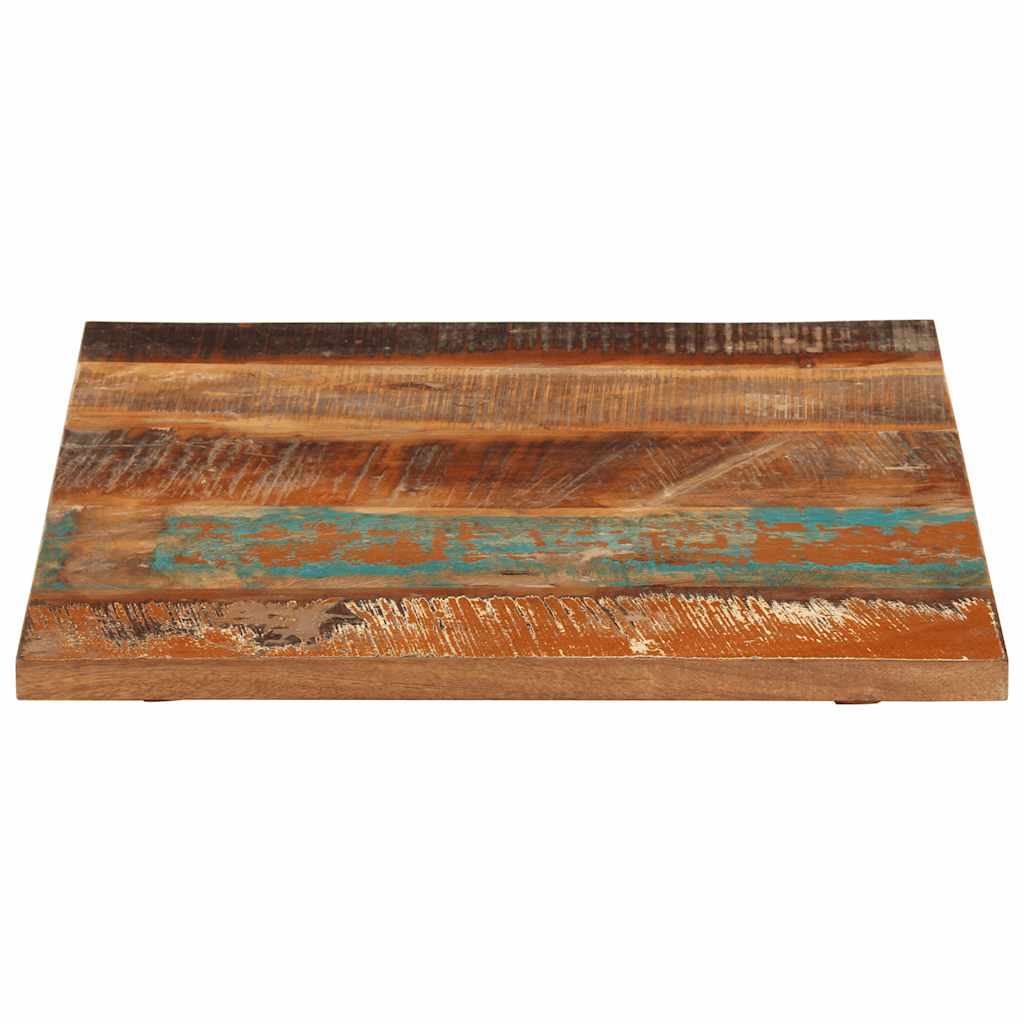Firkantet bordplate 60x60 cm 25-27 mm gjenvunnet heltre