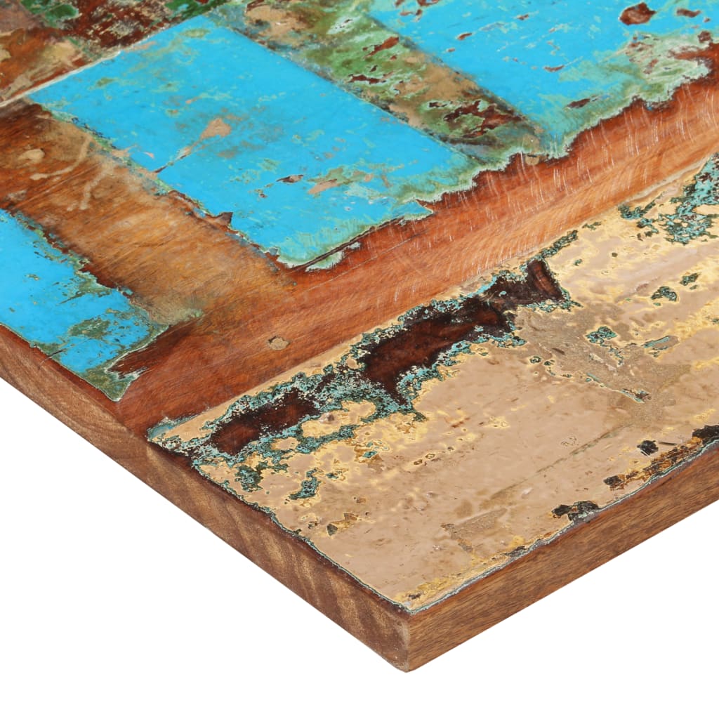 Rektangulær bordplate 60x90 cm 25-27 mm gjenvunnet heltre