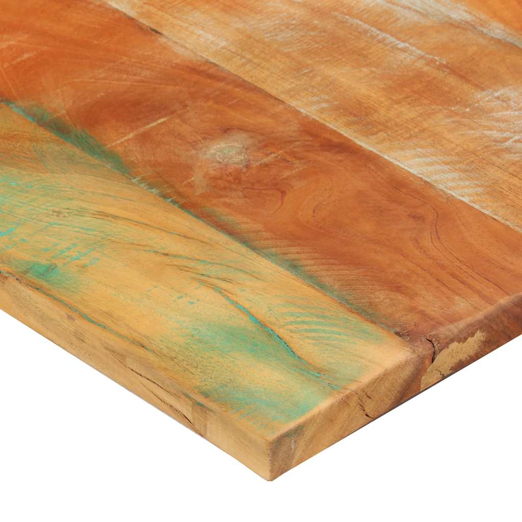 Rektangulær bordplate 60x140 cm 25-27 mm gjenvunnet heltre