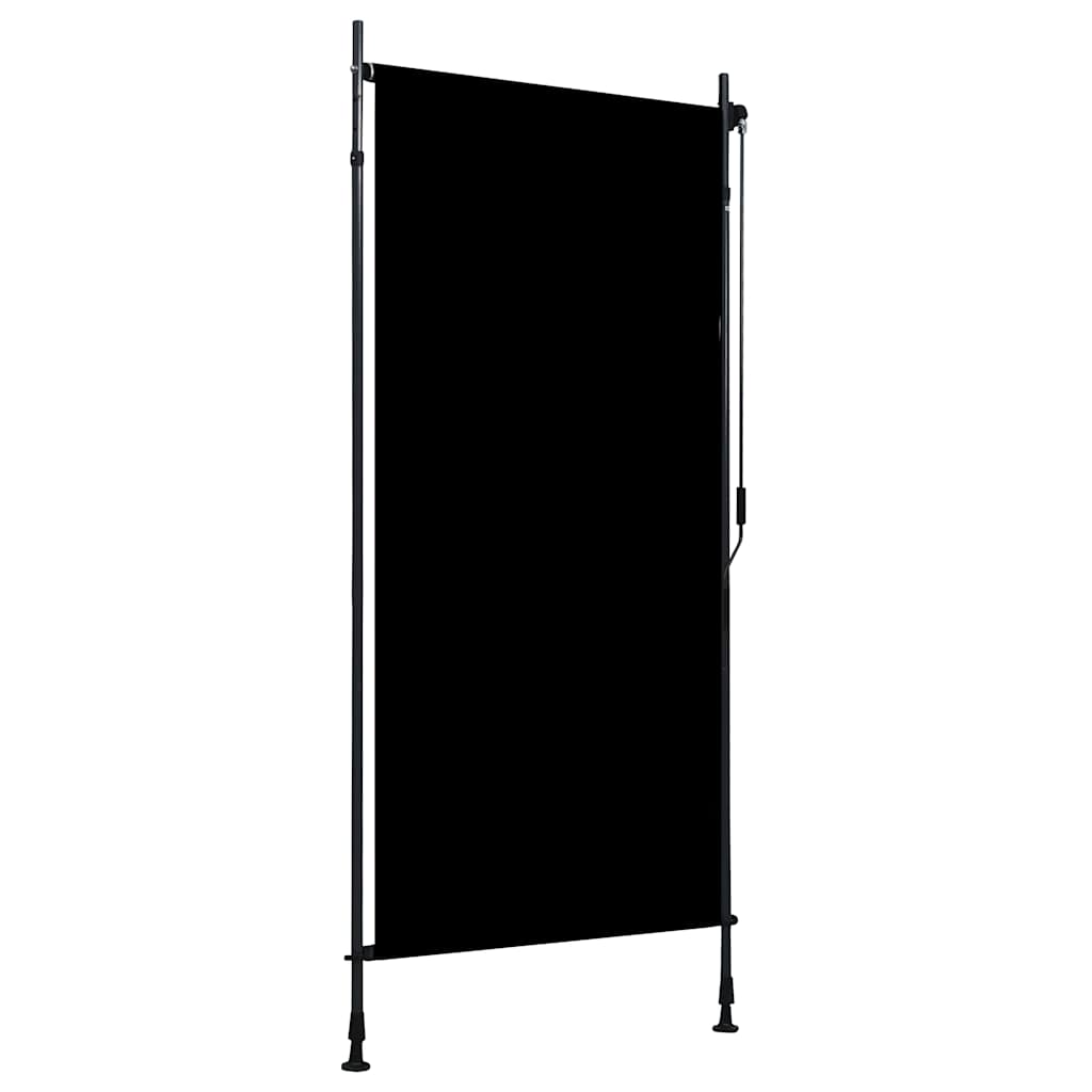 Utendørs rullegardin 100x270 cm antrasitt