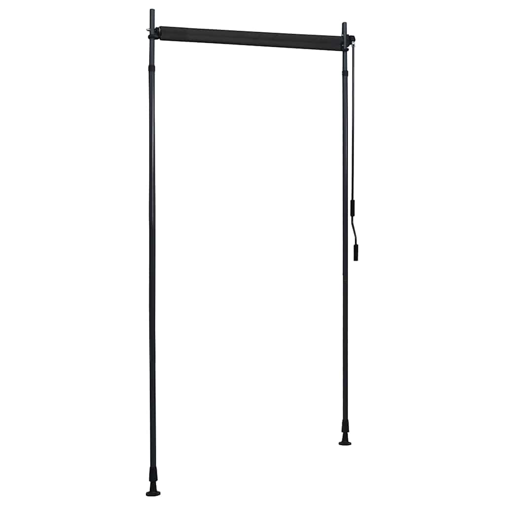 Utendørs rullegardin 100x270 cm antrasitt