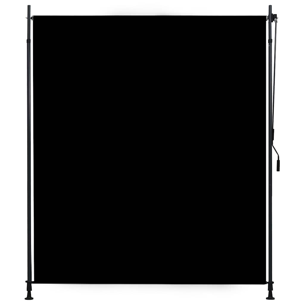 Utendørs rullegardin 200x270 cm antrasitt vidaXL
