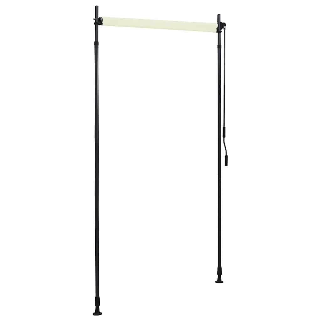 Utendørs rullegardin 100x270 cm kremhvit