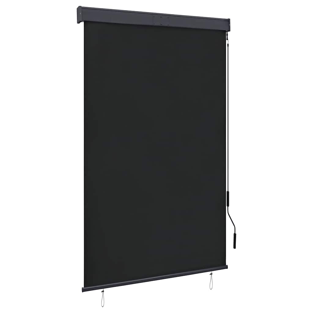 Utendørs rullegardin 120x250 cm antrasitt