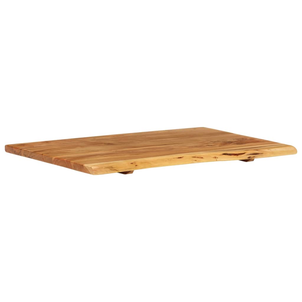 Topplate til baderomsmøbler heltre akasie 80x52x2,5 cm