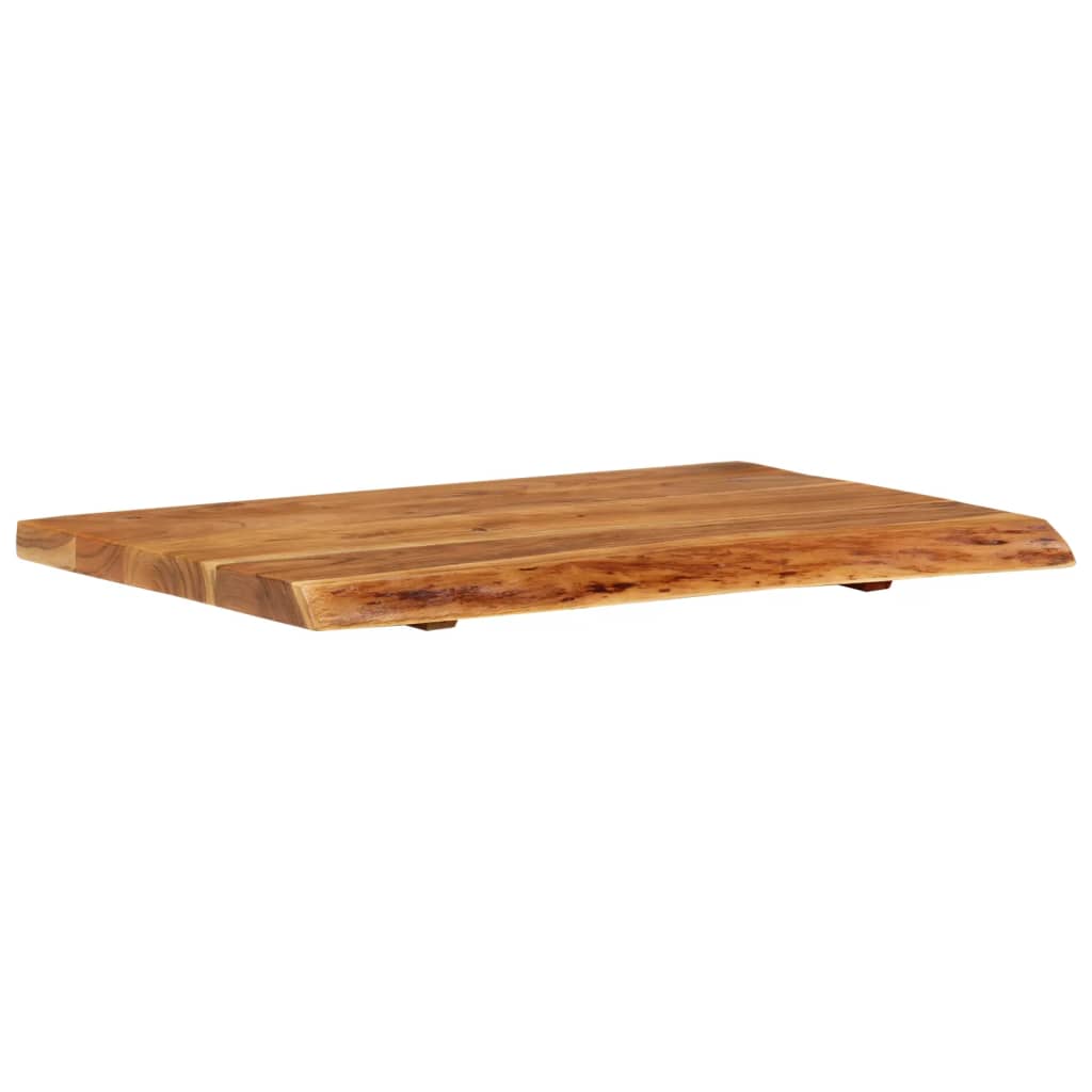 Topplate til baderomsmøbler heltre akasie 80x52x3,8 cm