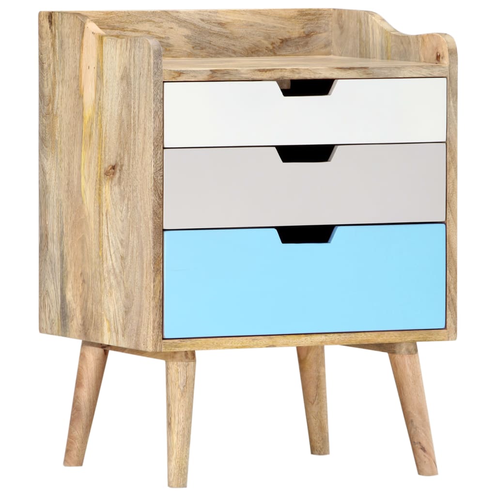 Nattbord 47x35x63 cm heltre mango