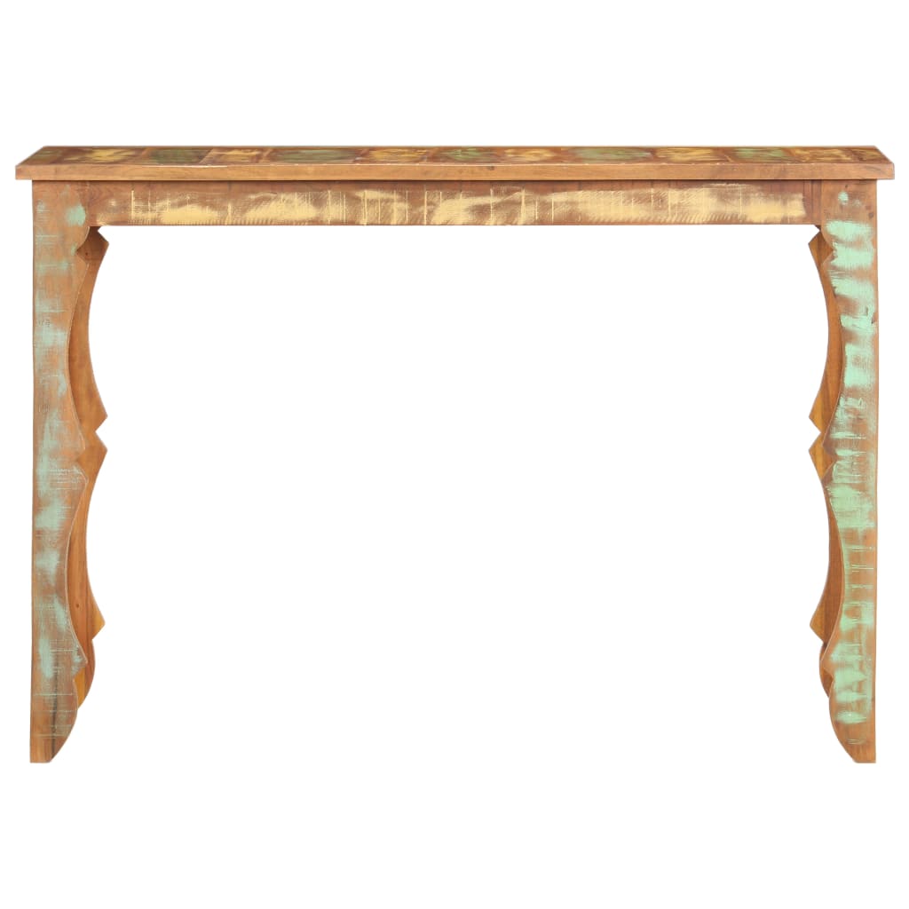 Konsollbord 110x40x76 cm gjenvunnet heltre