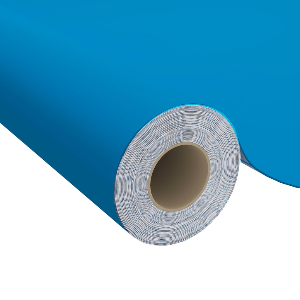 Selvklebende folie til møbler asurblå 500x90 cm PVC