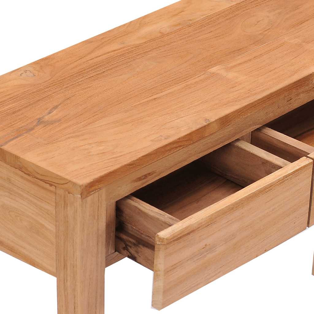 Konsollbord 110x35x75 cm heltre teak