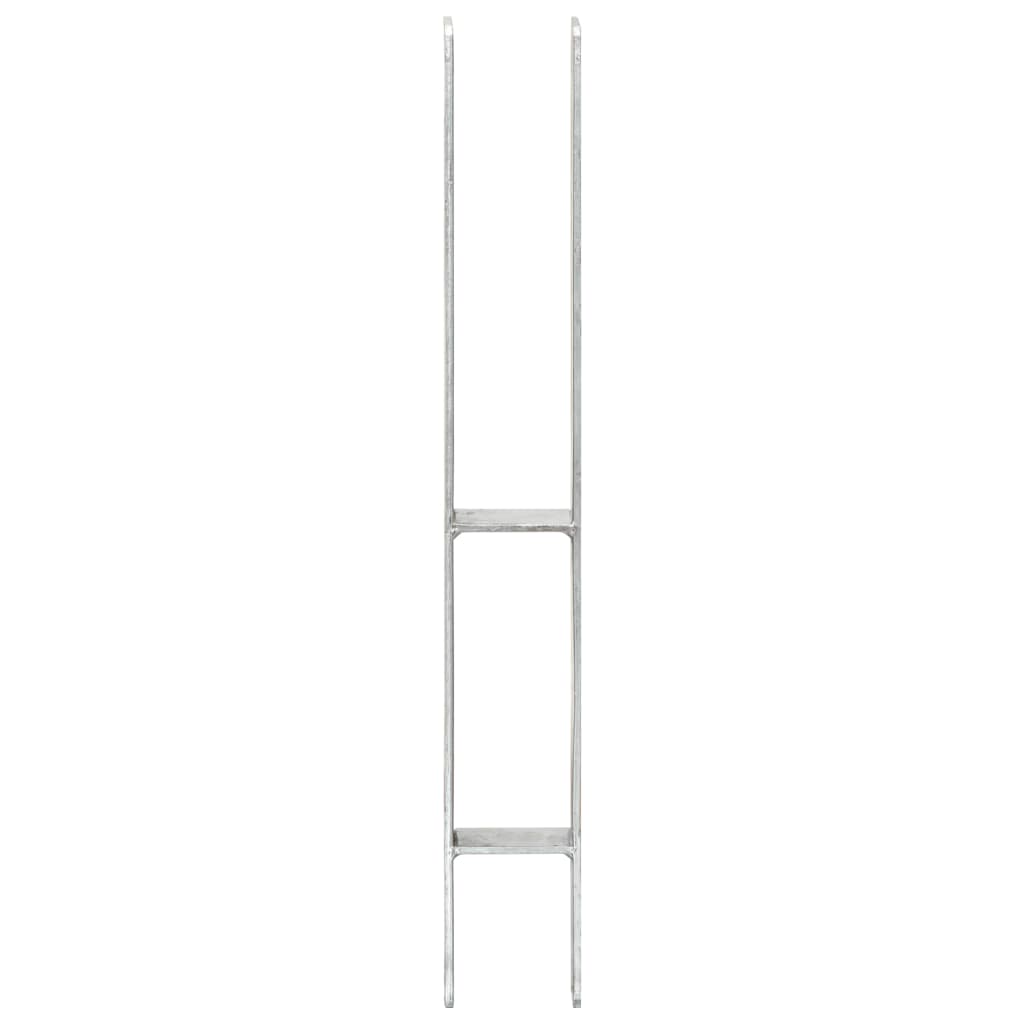 Gjerdespyd 6 stk sølv 7x6x60 cm galvanisert stål