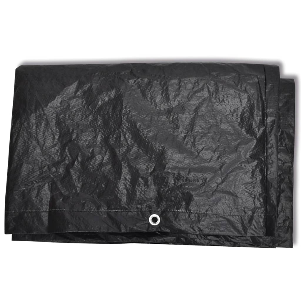 Solsengtrekk for hage 2 stk 8 maljer 218x77x55 cm vidaXL