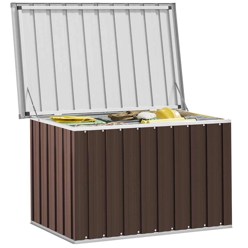 Oppbevaringsboks for hagen brun 109x67x65 cm