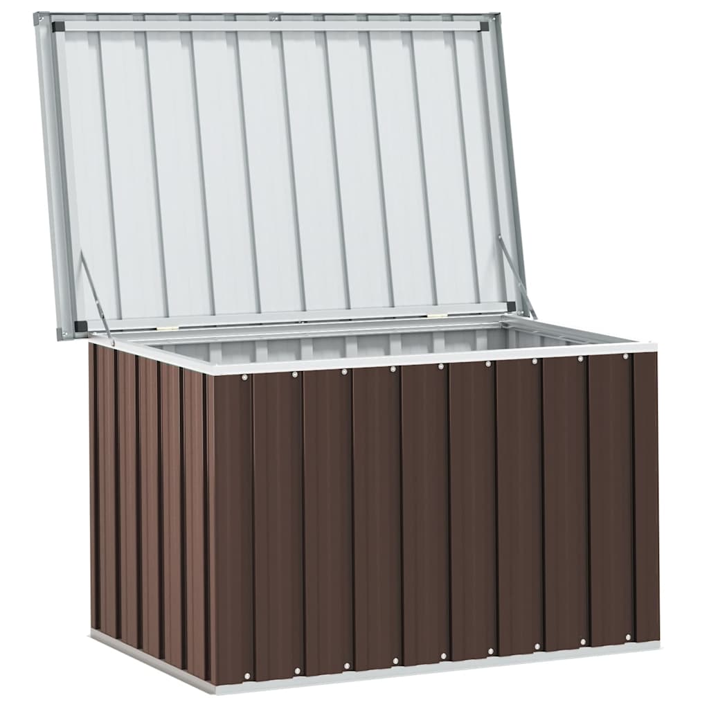 Oppbevaringsboks for hagen brun 109x67x65 cm