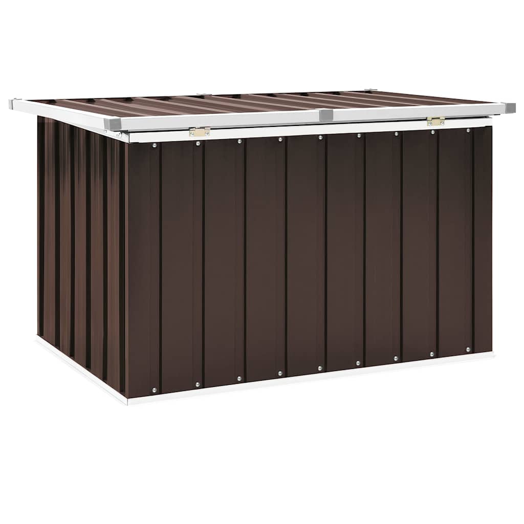 Oppbevaringsboks for hagen brun 109x67x65 cm