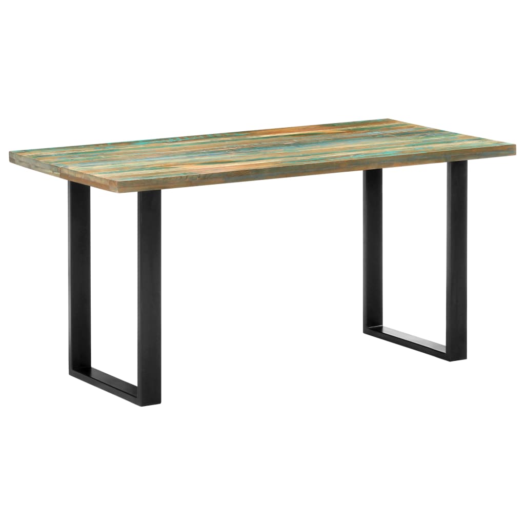 Spisebord 160x80x75 cm gjenvunnet heltre