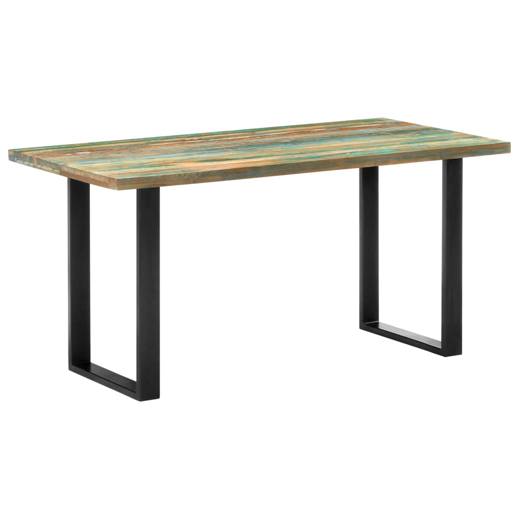 Spisebord 160x80x75 cm gjenvunnet heltre